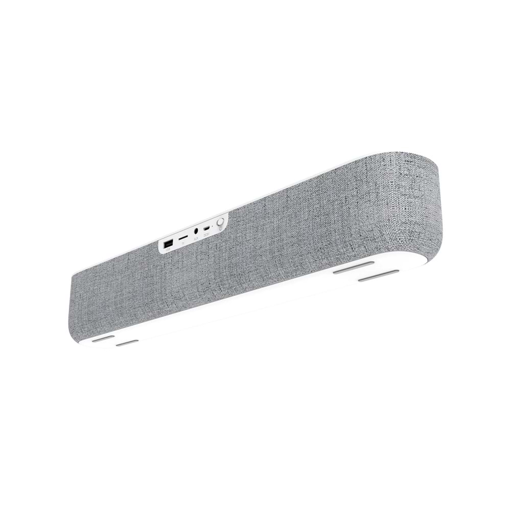 Lecoo DS108 Kablosuz Bluetooth 10W Soundbar Taşınabilir Stereo Hoparlör Siyah/Beyaz