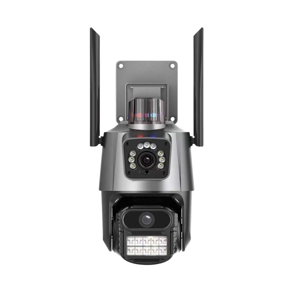 Mpıa UME 3 MP + 3 MP Çift Lens Wi-Fi Kart Girişli Kamera