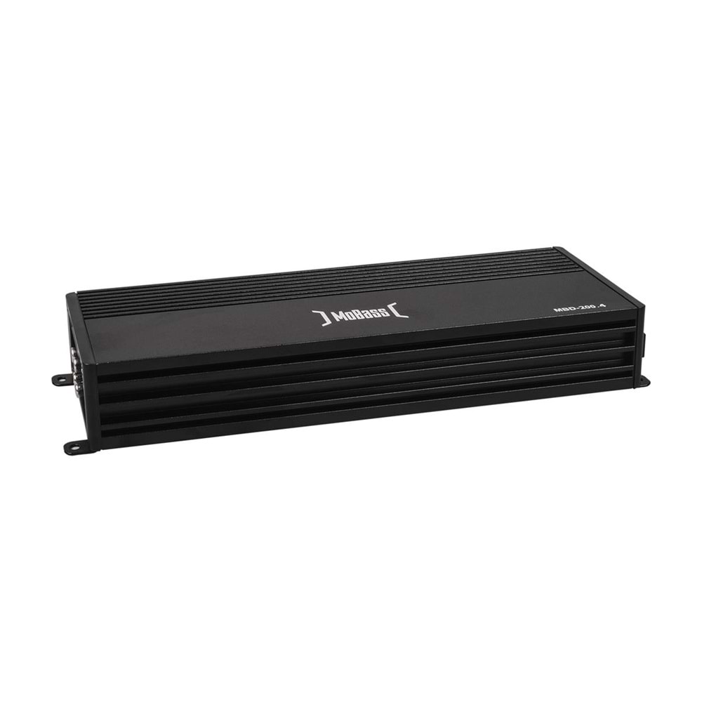 Mobass MBD-200.4 Class 4 Ch 4 Ohm 200Wx4Ch Profesyonel Oto Anfi