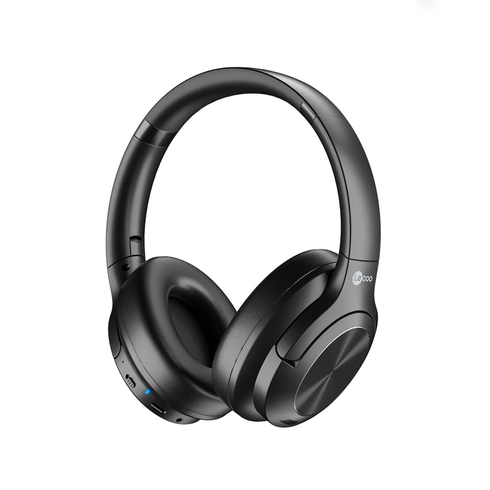 Lecoo ES208 Kablosuz Bluetooth 5.3 Mikrofonlu Kulak Üstü Kulaklık Siyah