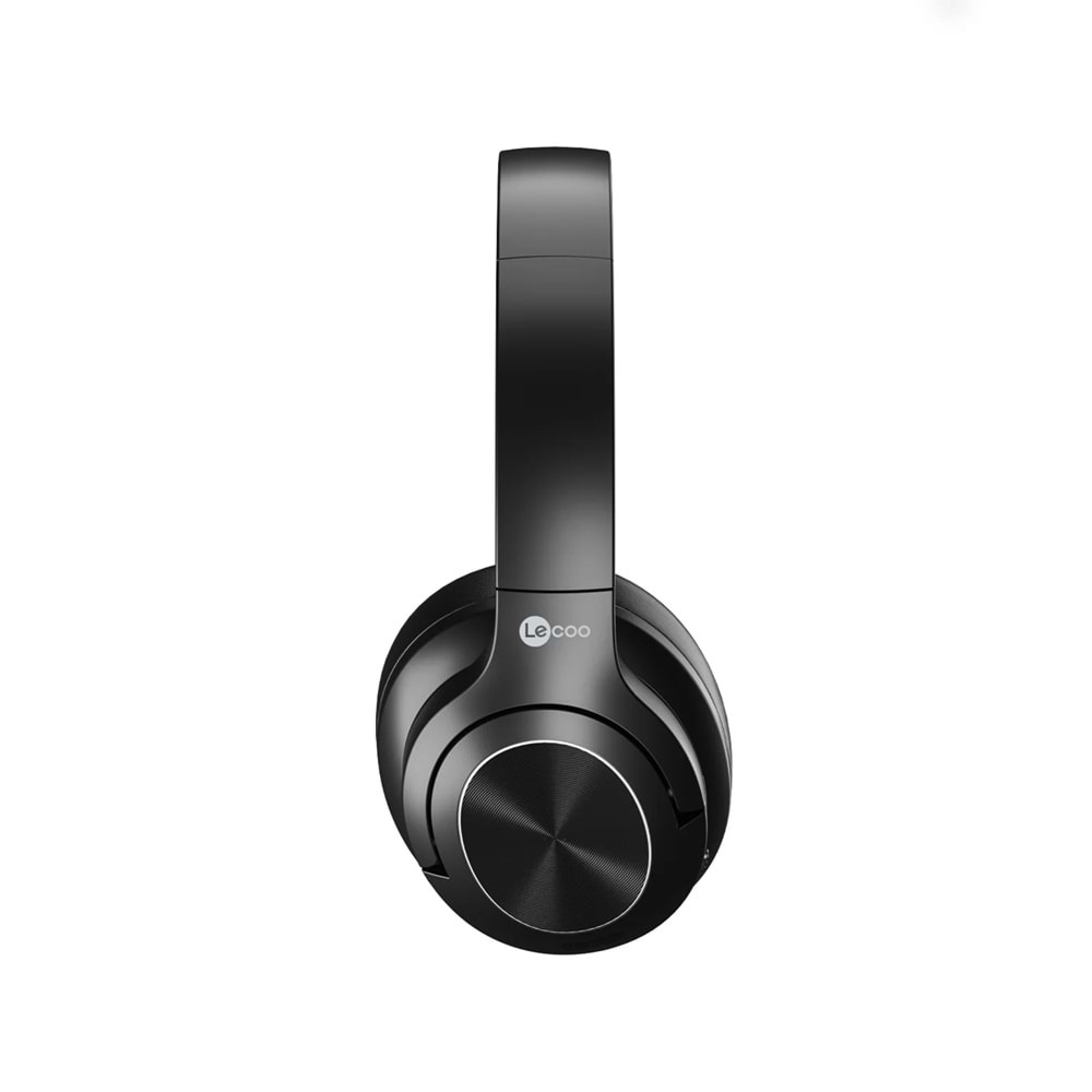 Lecoo ES208 Kablosuz Bluetooth 5.3 Mikrofonlu Kulak Üstü Kulaklık Siyah