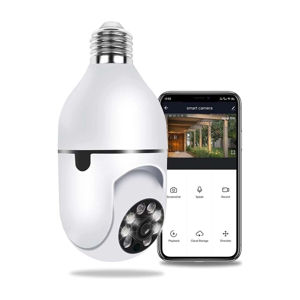 İronix TP2 3Mp İp Wifi Full Hd 8 Led Gece Görüşlü Hareketli Kamera