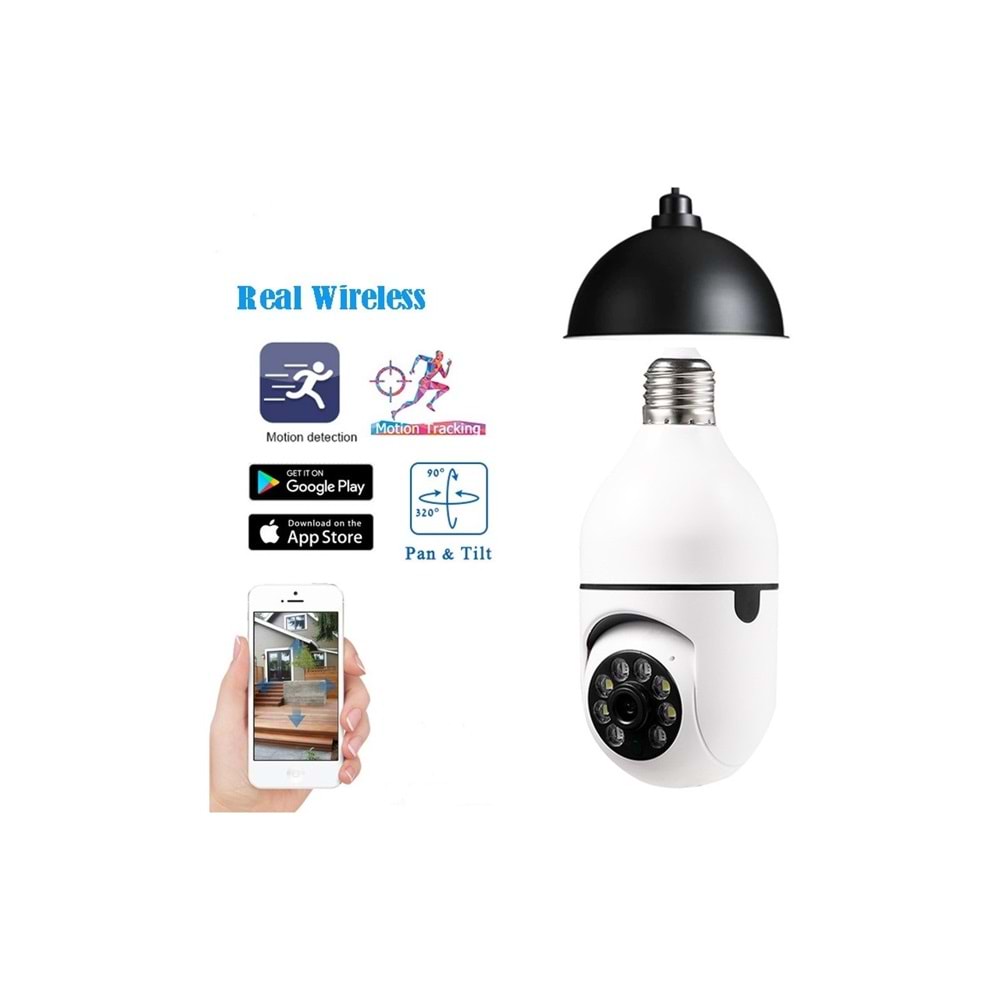 İronix TP2 3Mp İp Wifi Full Hd 8 Led Gece Görüşlü Hareketli Kamera