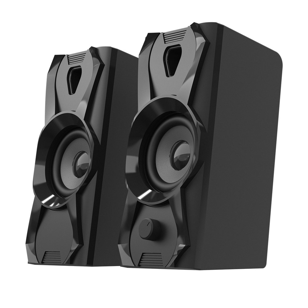 Mikado MD-166 2.0 5W * 2 Siyah USB Speaker