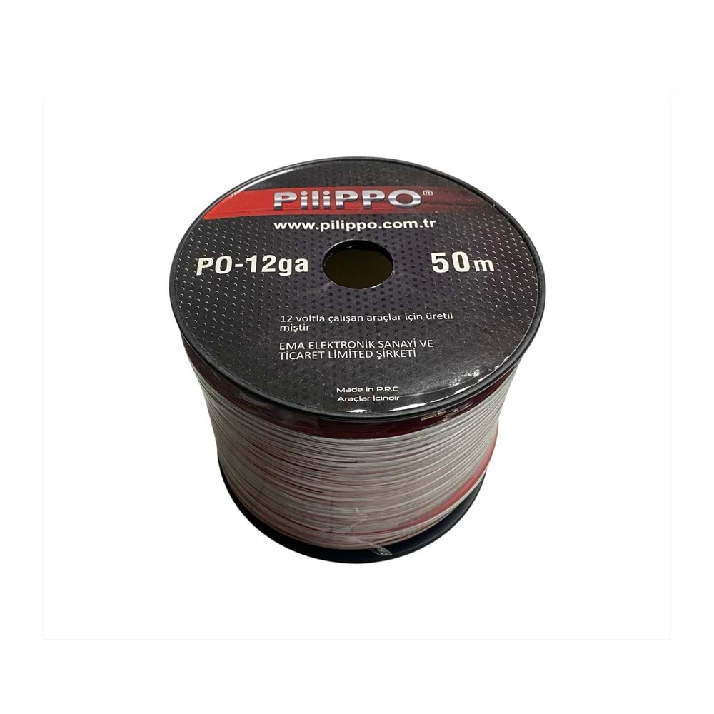 Pilippo PO-12GA 50 Mt Güç Kablosu