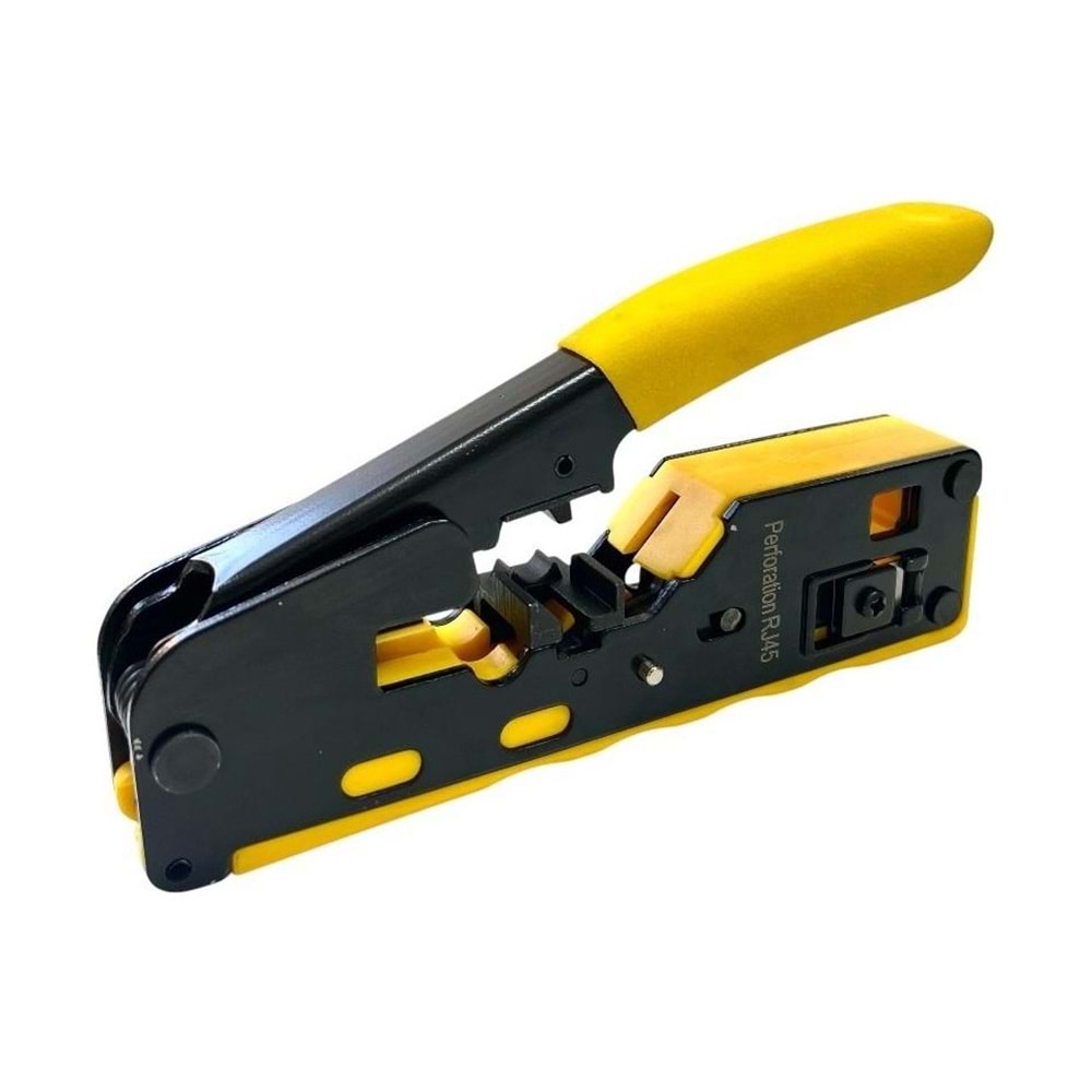 Rose RC-812 Cat5/Cat6/CAT7 EZ-RJ45-RJ11 Konnektör Sıkma Pensesi