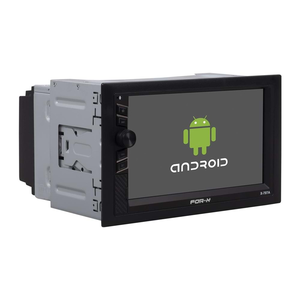 For-X X707A 7 Inç Androıd 4+64 Double Dın Bt/Usb/Carplay Oto Teyp
