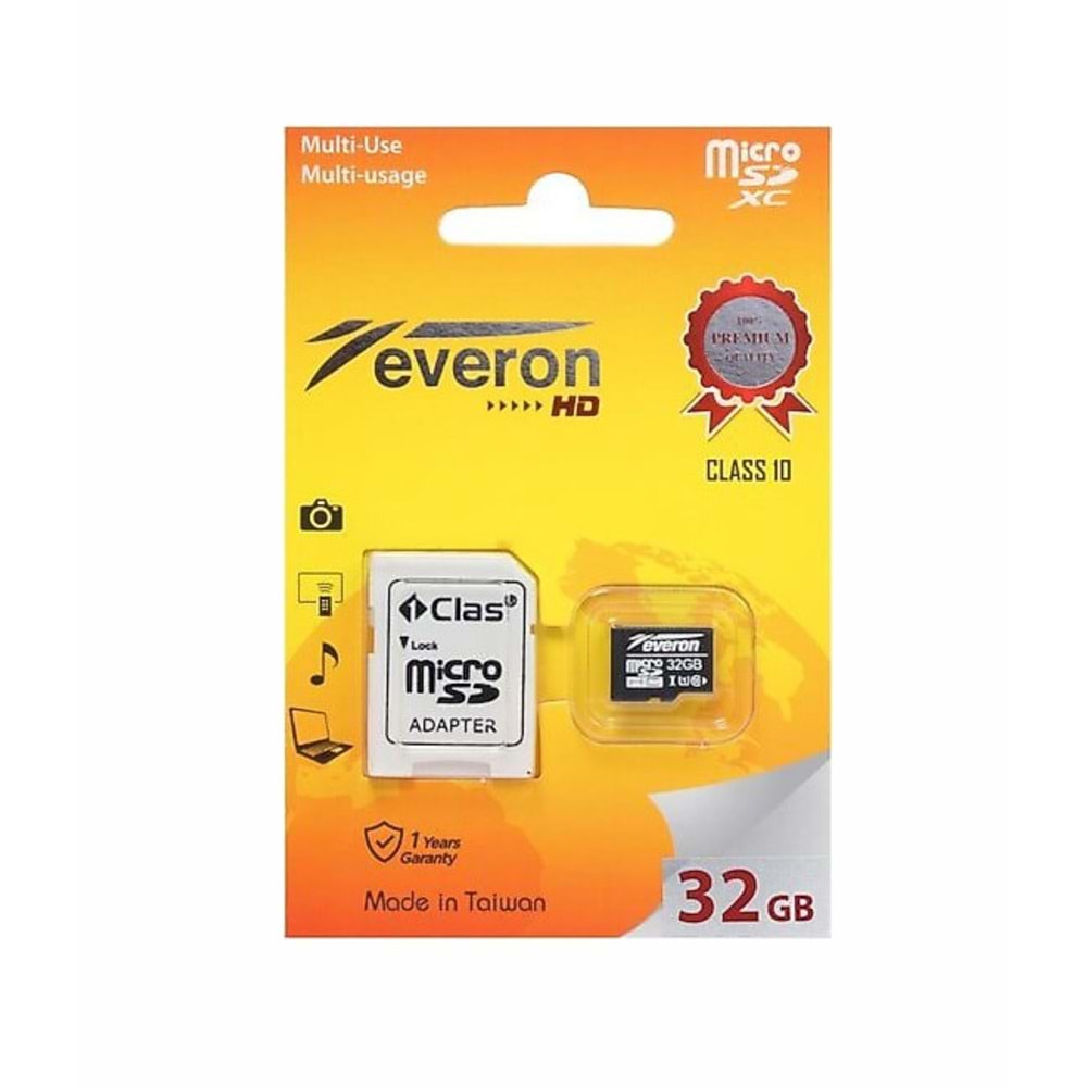 Everon 32 GB Micro SD Class 10 Hafıza Kartı