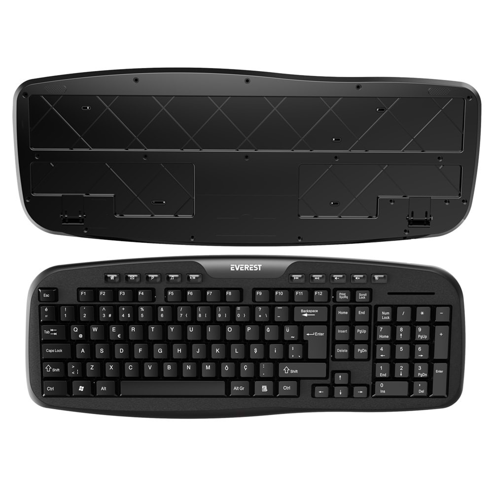Everest KB-955 Siyah Usb Multimedia Q Standart Klavye