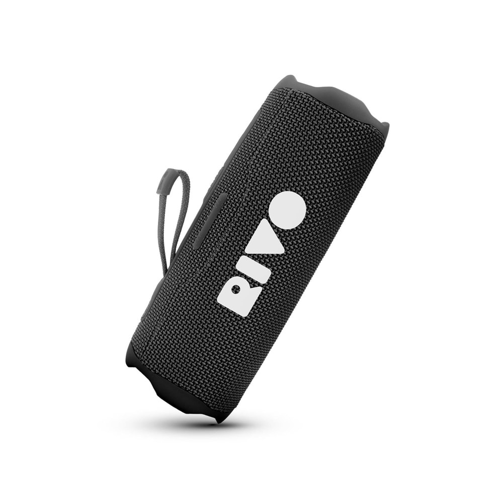 Powerway RİVO Siyah Taşınabilir Bluetooth Kablosuz Hoparlör 12 Saat Oynatma Çoklu Bağlantı