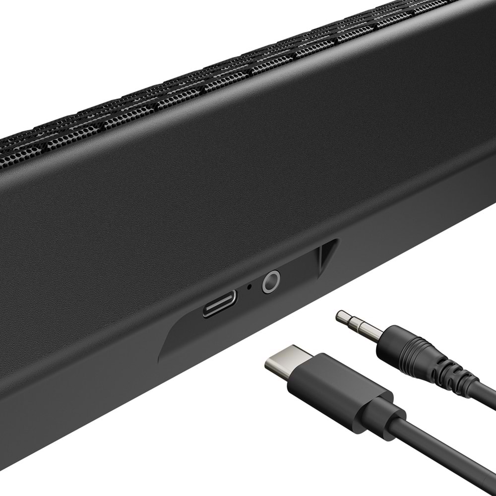 Mikado MD-SBT32 Siyah 16W 2000mAh RGB, AUX, Bluetooth Özellikli Soundbar Speaker