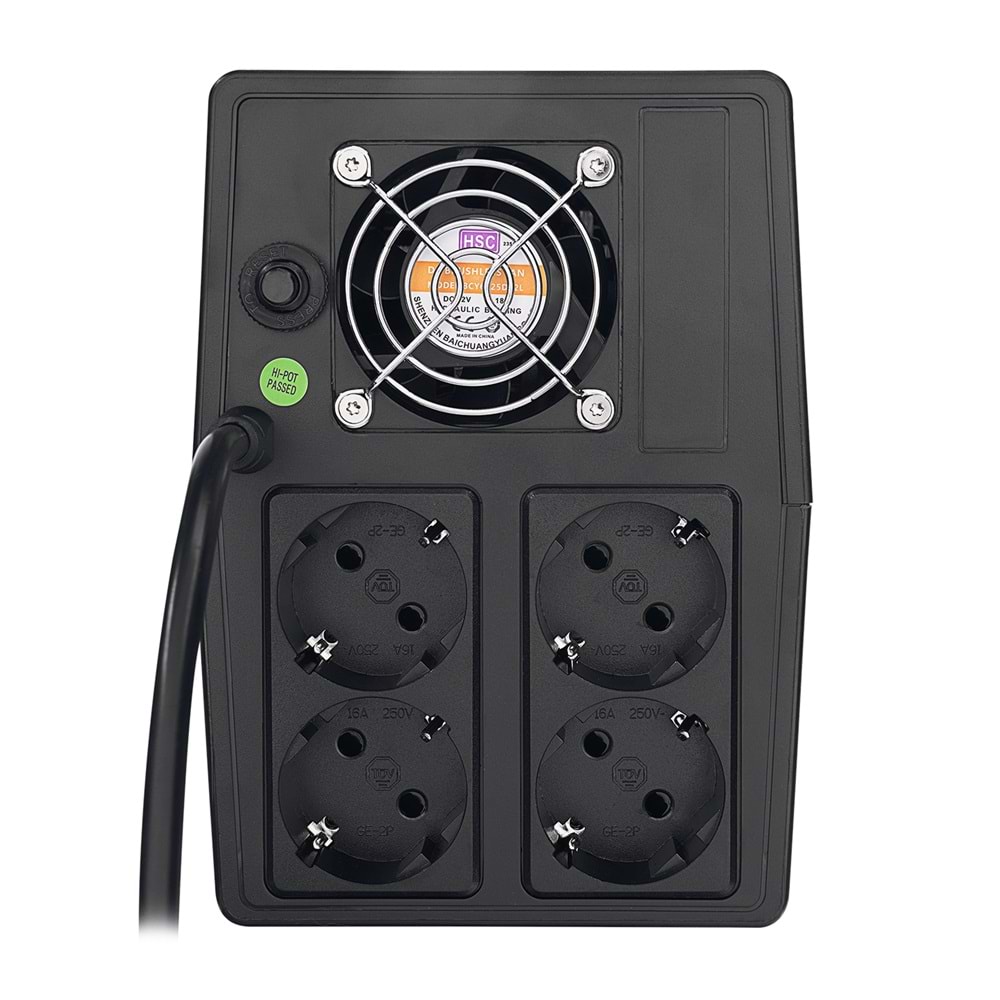 S-link MIGHT U150 1500VA 12V9Ah*2 900W Siyah Line-Interactive Kesintisiz UPS Güç Kaynağı