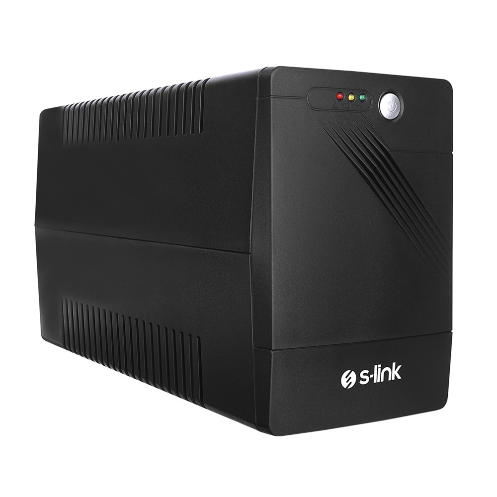 S-link MIGHT U200 2000VA 12V9Ah*2 1200W Siyah Line-Interactive Kesintisiz UPS Güç Kaynağı
