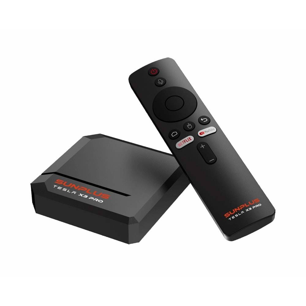 Sunplus TESLA X3 PRO serıes cortexA53 Androıd DDR3 2GB 16GB TV Box
