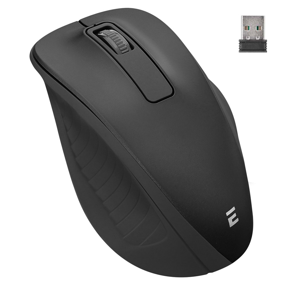 Everest SM-360 Usb Siyah 3D Optik Süper Sessiz Alkalin Pil Kablosuz Mouse