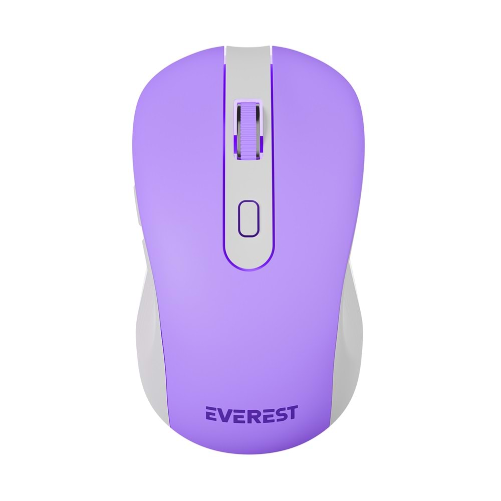 Everest KM-730 Mor/Beyaz Kablosuz Q Multimedia Klavye + Mouse Set
