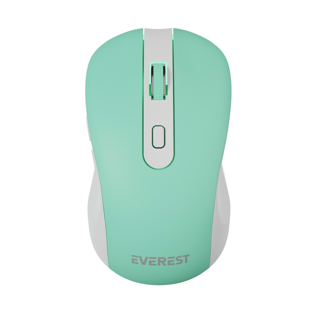 Everest KM-730 Yeşil/Beyaz Kablosuz Q Multimedia Klavye + Mouse Set