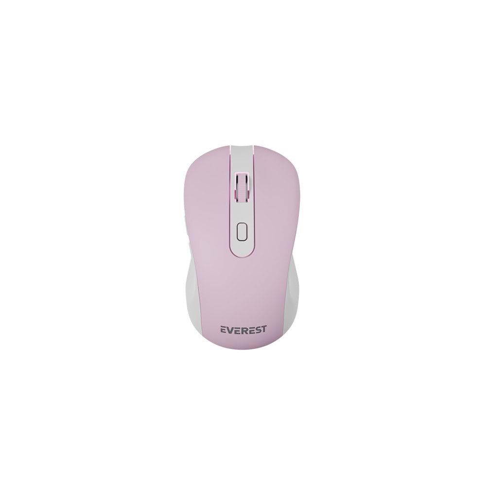 Everest KM-730 Pembe/Beyaz Kablosuz Q Multimedia Klavye + Mouse Set