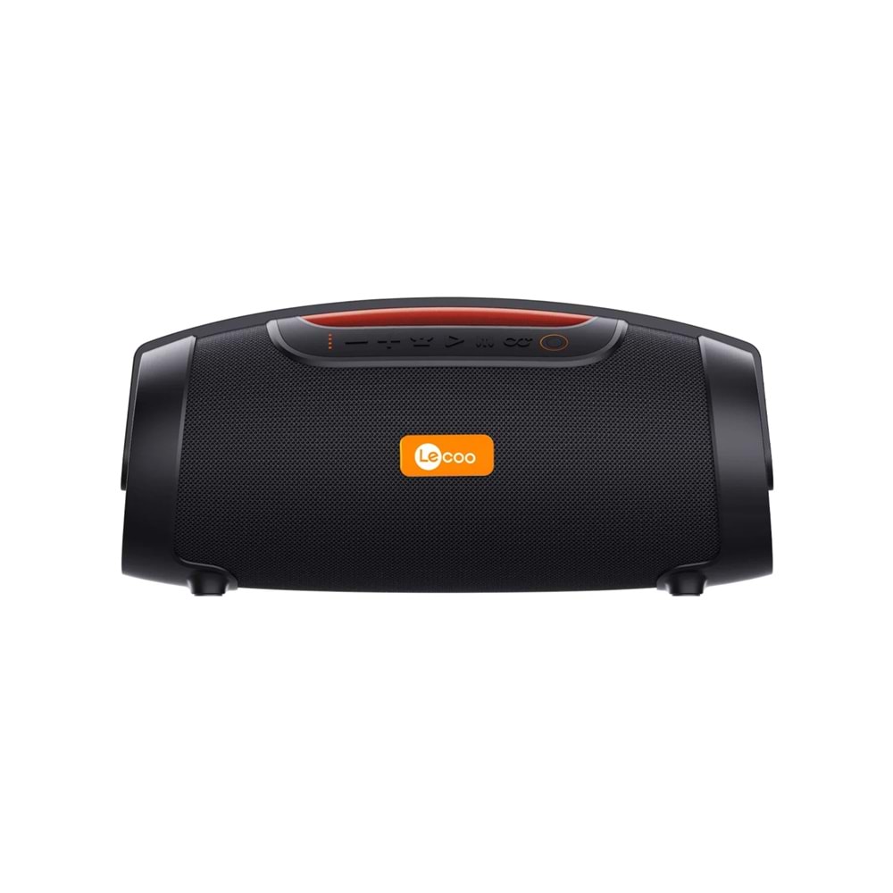 Lenova Lecoo DS151 80W Kablosuz Bluetooth 5.0 RGB Aydınlatmalı IPX5 Su Geçirmez TWS Boombox Stereo Taşınabilir Hoparlör Siyah