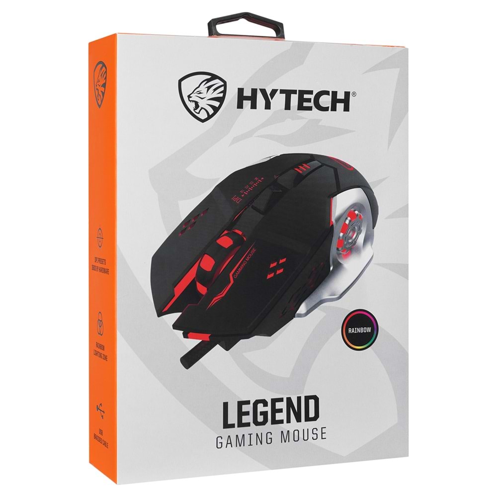 Hytech HY-X9 Legend Siyah Gaming Oyuncu Mouse