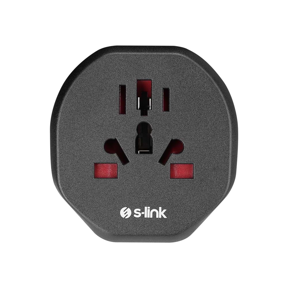 S-link SW-KC019 Universal - Türk Çevirici Çevirici Priz Adaptör