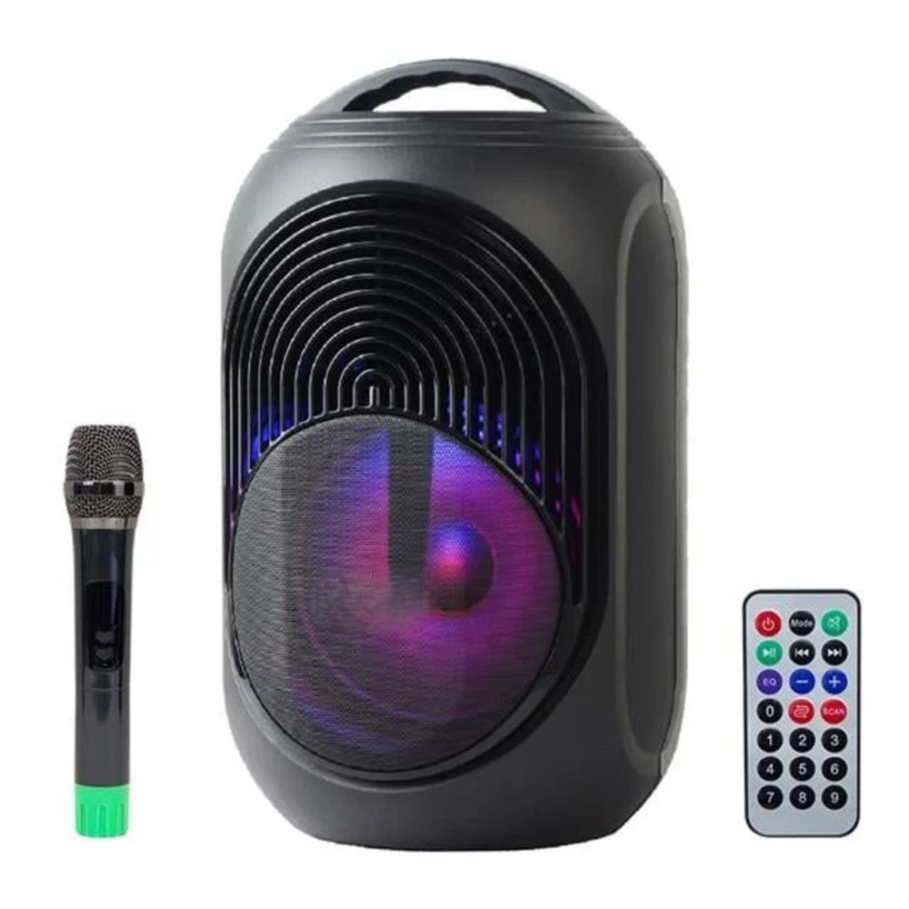 Dıgıtal AudıoDA-2017M 20W 2 Adet Kablosuz El+ Baş-Ense Mikrofonlu FM/USB/SD Bluetoothlu Toplantı Anfisi