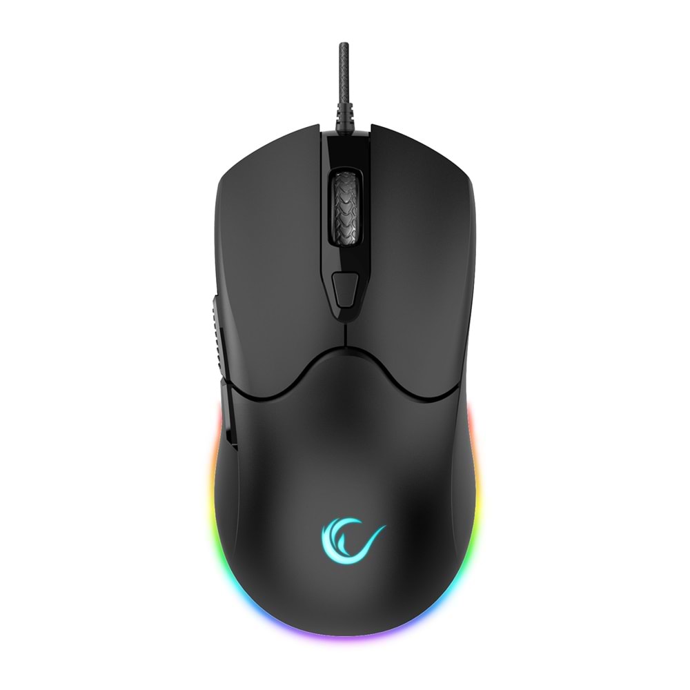 Rampage KM-9858 JAZZY V2 Siyah Usb RGB Aydınlatmalı Q 12800 DPI Mouse Gaming Oyuncu Klavye Mouse Set