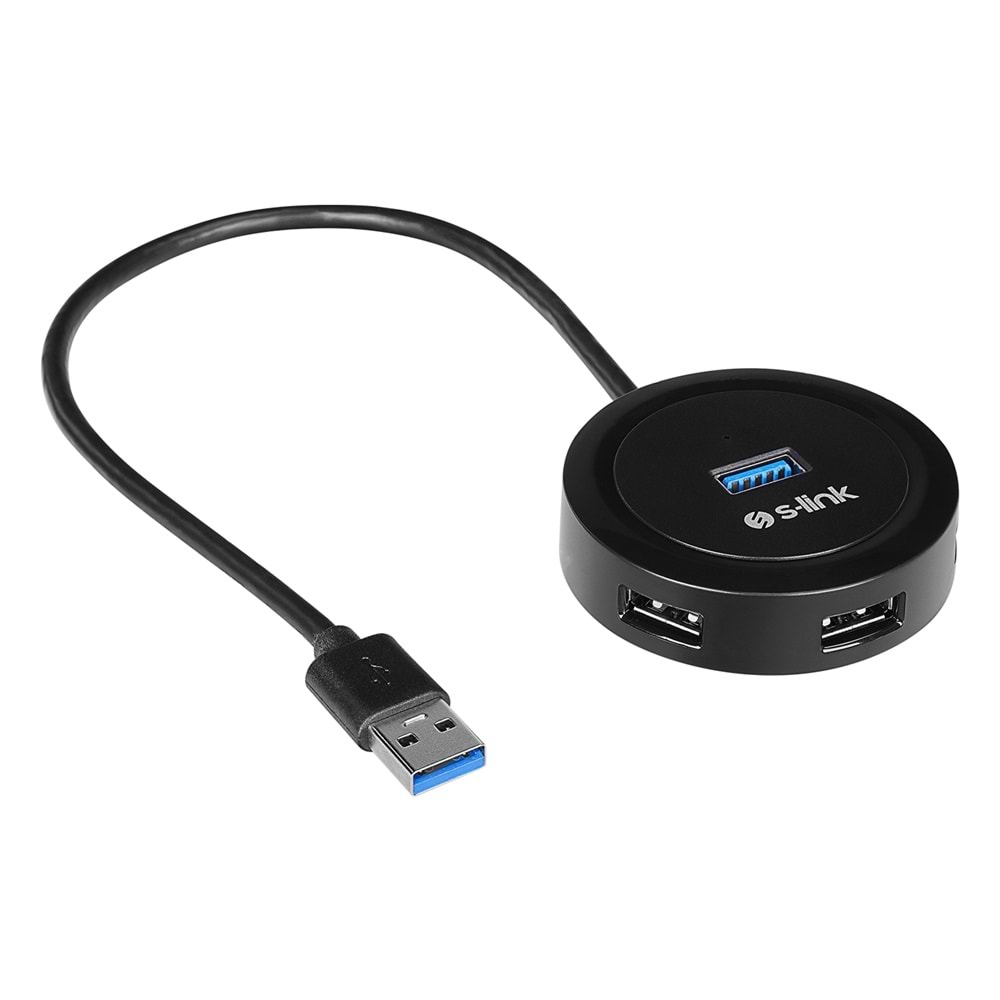 S-link SW-U300 4 Port Usb 3.0 Gri Usb Hub
