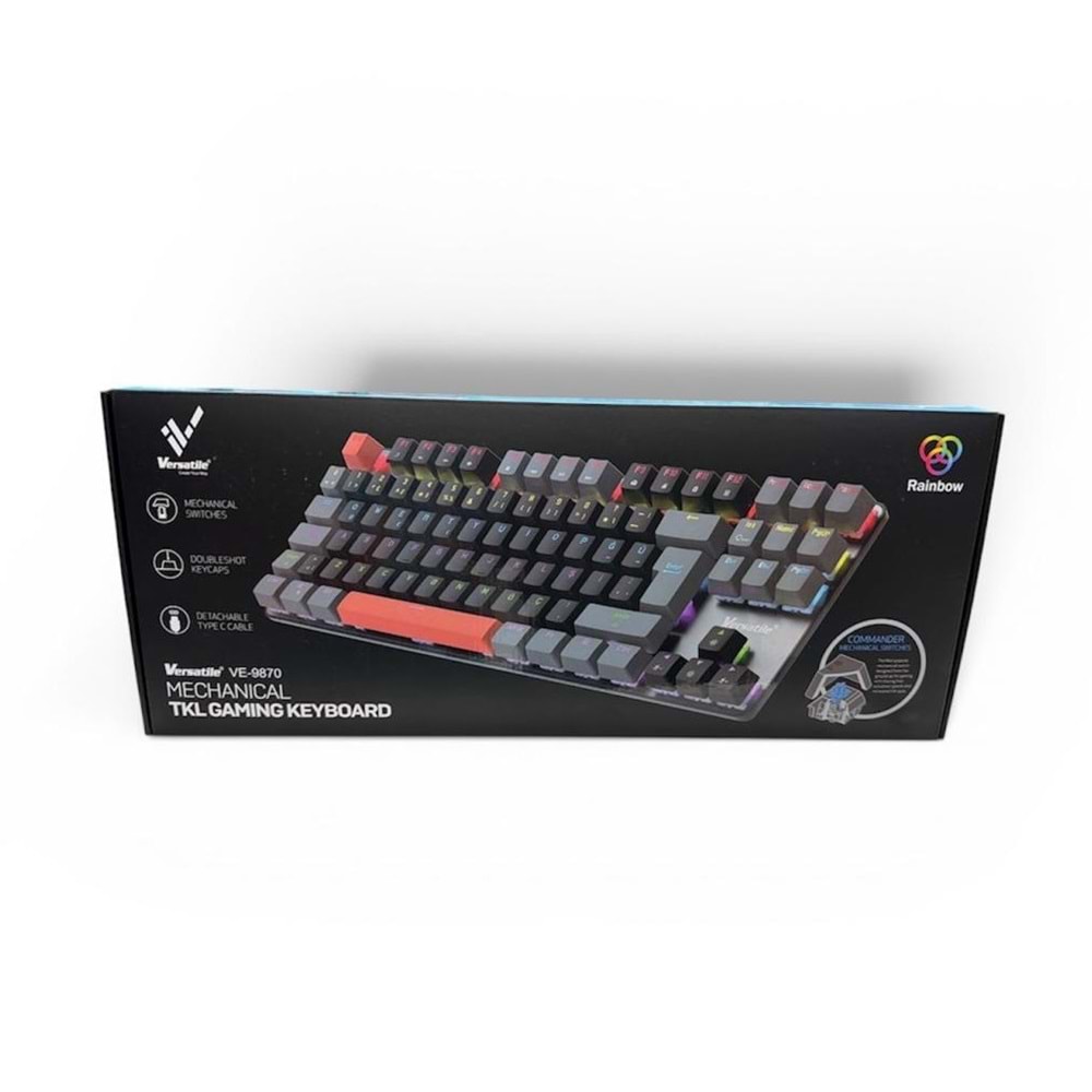 Versatile VE-9870 Mechanıcal Tkl Gamıng Keyboard