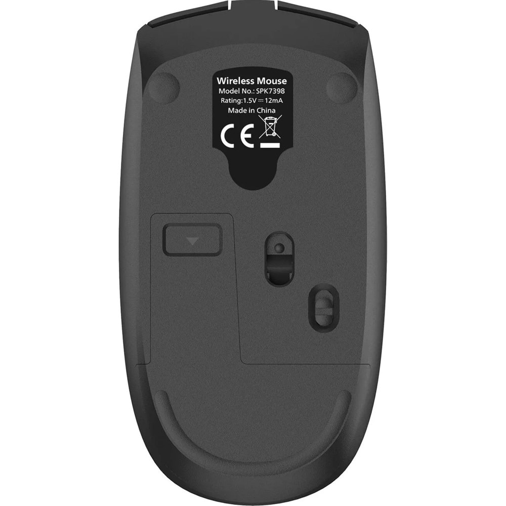 Philips SPK7398 Siyah Sessiz Optik Kablosuz Mouse