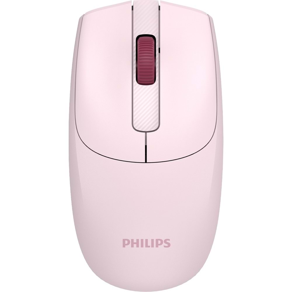 Philips SPK7398 Pembe Sessiz Optik Kablosuz Mouse