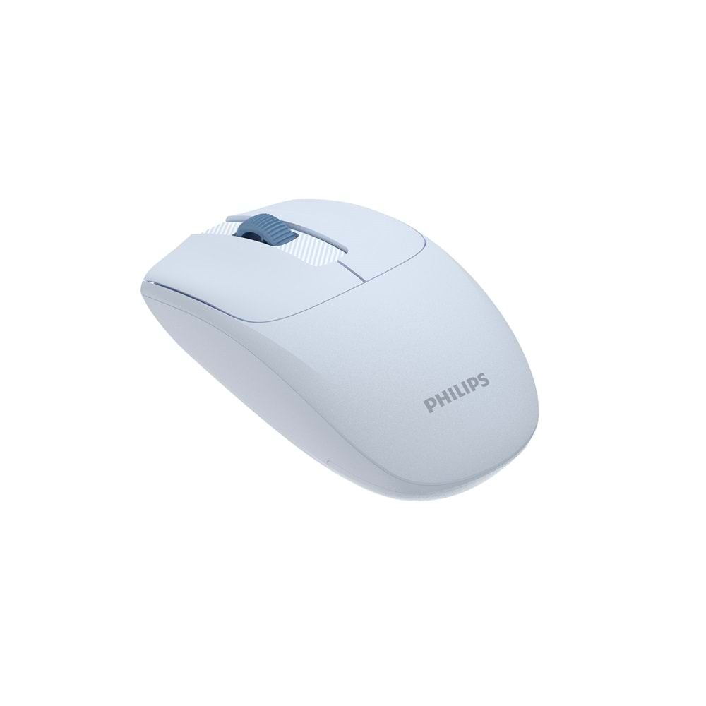 Philips SPK7398 Mavi Sessiz Optik Kablosuz Mouse