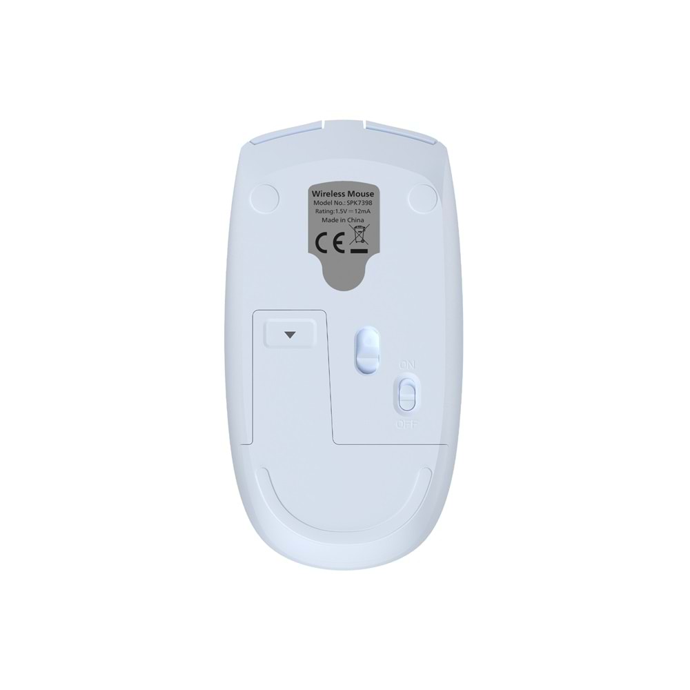 Philips SPK7398 Mavi Sessiz Optik Kablosuz Mouse