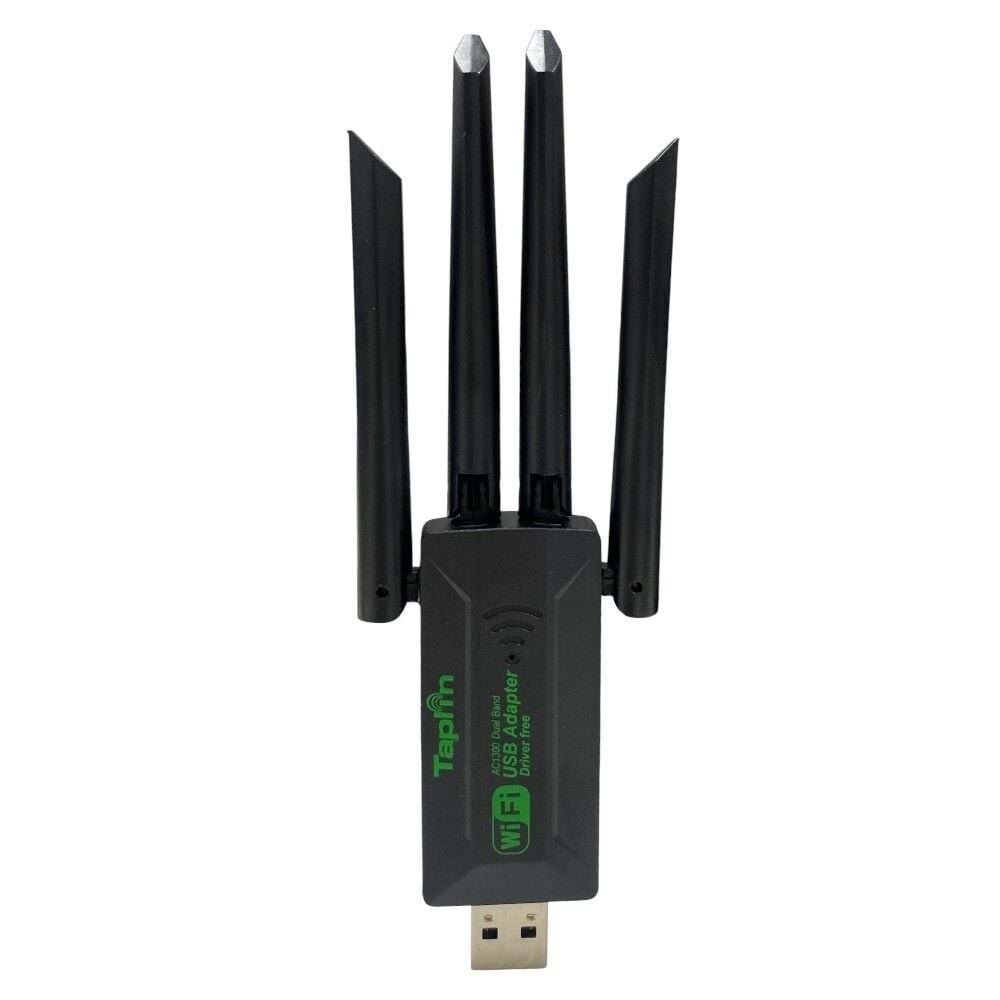 Taplin TWA-105 1200 Mbps USB 3.0 WiFi Adaptör 4 Antenli