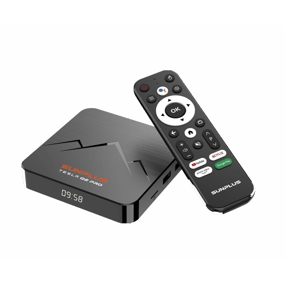 Sunplus TESLA Q2 PRO series cortex A53 Androıd BOX DDR3 2GB 16GB TV Box