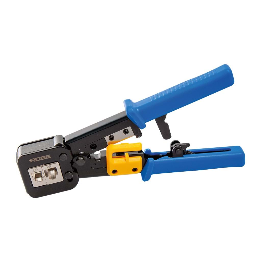 Rose RC-882 RJ45/RJ11 Sıkma Pensesi Yeni Nesil Delikli Konnektör Pense