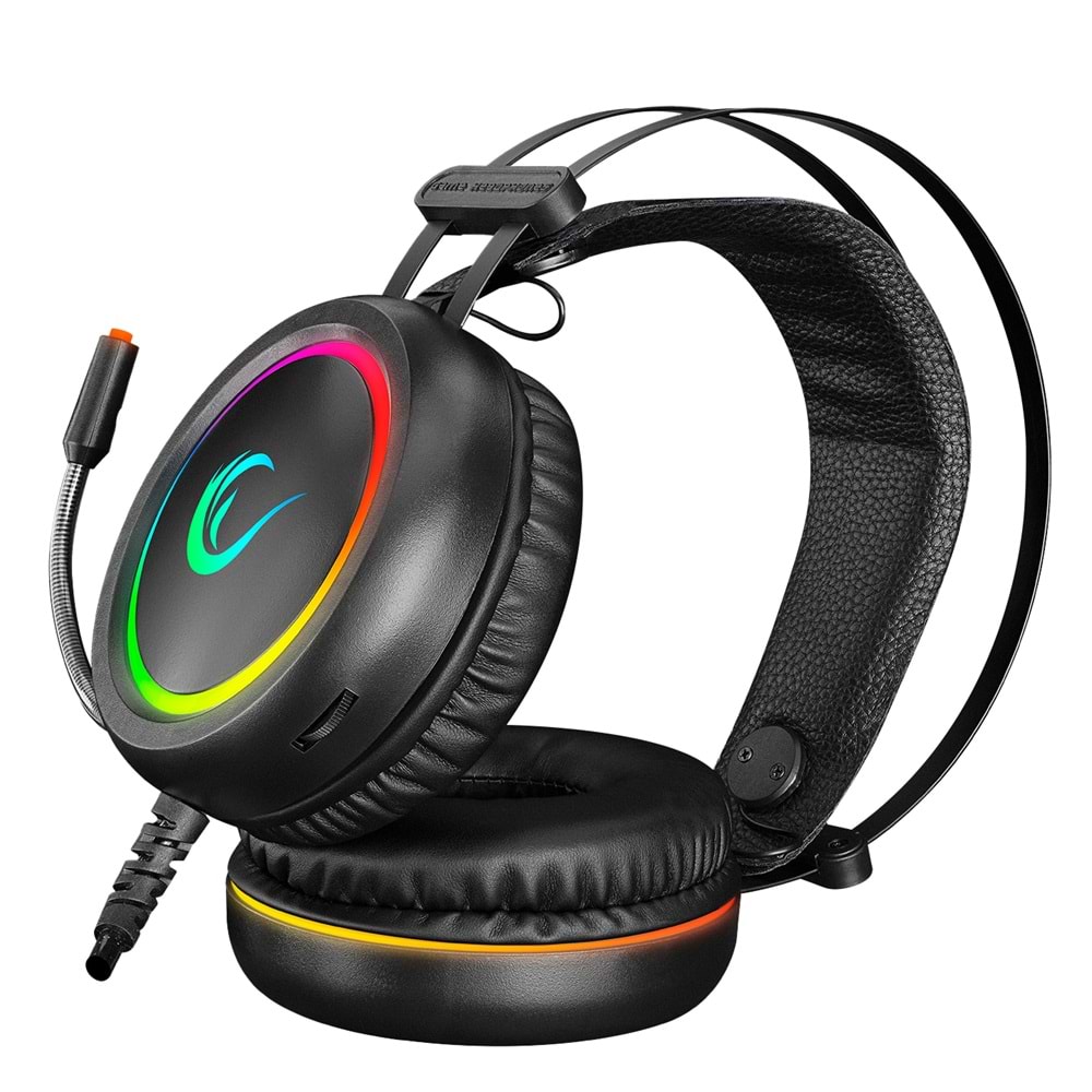 Rampage STORMY Siyah USB 7.1 Surround Oyuncu Kulaklık+Mic