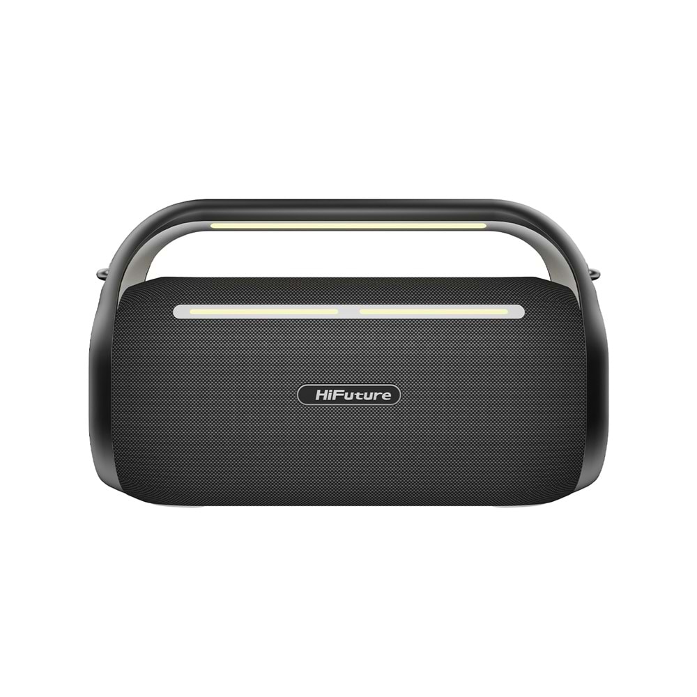 HiFuture MUSİCBOX 100 70W Bluetooth 5.0 BT/USB/SD Kart/ AUX Girişli Mikrofonlu Karaoke Sistemi Kablosuz Hoparlör Siyah