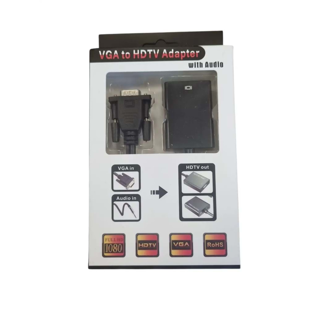 Taplin TK-663 VGA TO HDMI Çevirici + Sesli
