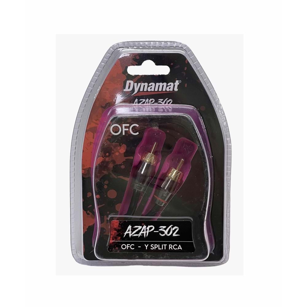 Dynamat AZAP-302 Ofc Y Split Rca kablo