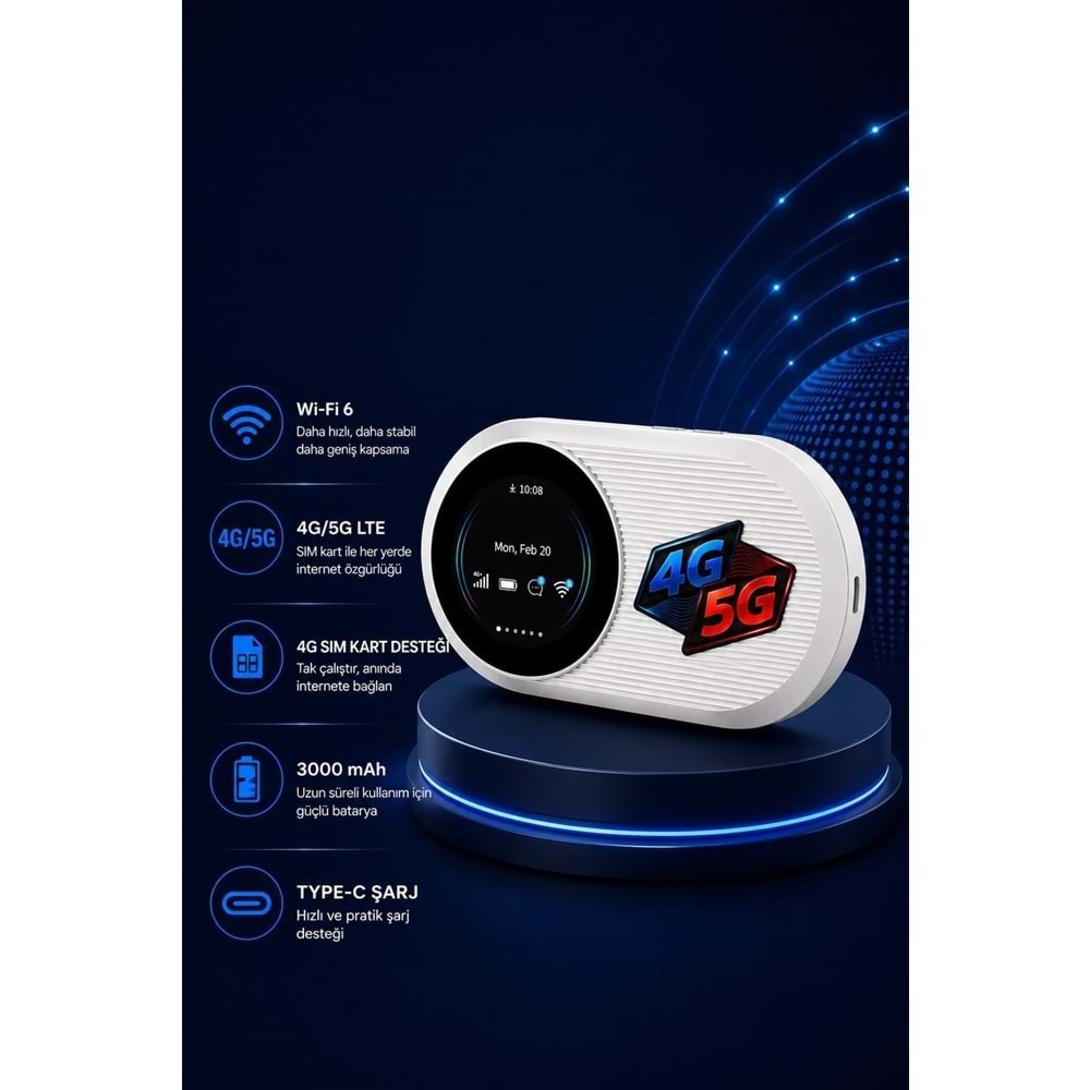 M10 PRO 4G LTE Sim Kartlı Router