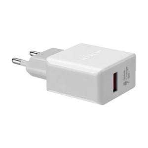 Hytech HY-XE30 Micro USB Kablolu Quick Charge QC3.0 2.4A Beyaz/Gri Ev Şarj Adaptörü