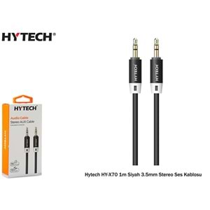 Hytech HY-X70 1Mt Renkli 3.5mm Stereo Ses Kablosu