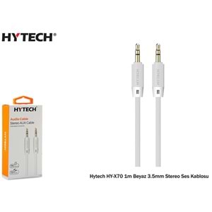 Hytech HY-X70 1Mt Renkli 3.5mm Stereo Ses Kablosu