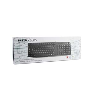 Everest KB-517U Siyah USB Q Standart Klavye