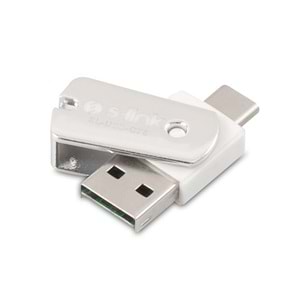 S-link SL-USB-C78 USB3.1 Combo Type-C USB3.1 to OTG+USB+TF Çevirici