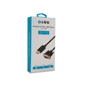 S-link SL-DS588 DİSPLAY to VGA 1.8mt Kablo