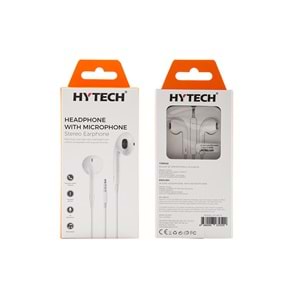 Hytech HY-XK10 Mobil Telefon Uyumlu Kulak içi Beyaz Mikrofonlu Kulaklık