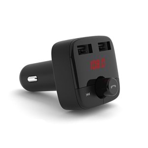 S-link SL-BT231 Led Ekran USB+TF Desteği Çift Usb 2.4A Bluetooth Fm Transmitter
