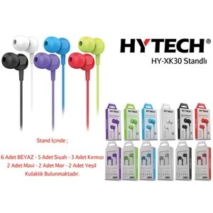Hytech HY-XK30 Mobil Telefon Uyumlu Kulak İçi Mikrofonlu Kulaklık
